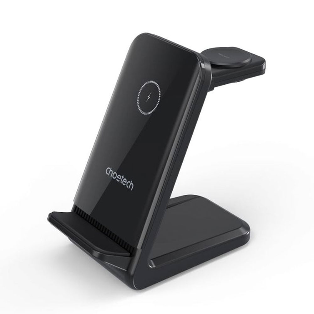 شارژر بیسیم اپل و سامسونگ چویتک Choetech T608 15W 4in1